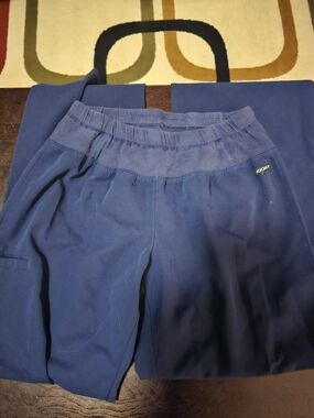 Jockey Navy Elastic Waist Scrub Pants